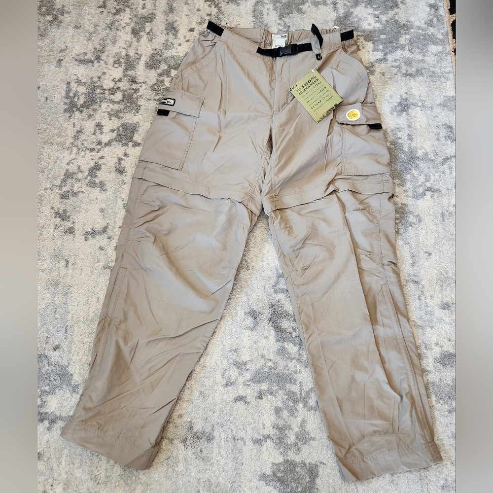 REI tan cargo pants, size 12.